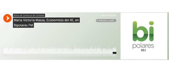 Maria Victoria Massa, Economista del IIE, en Bipolares FM